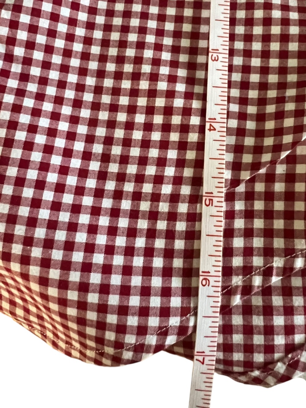 Ralph Lauren Boys Size 5 Red White Gingham Button Down Shirt Classic Preppy - Picture 6 of 6